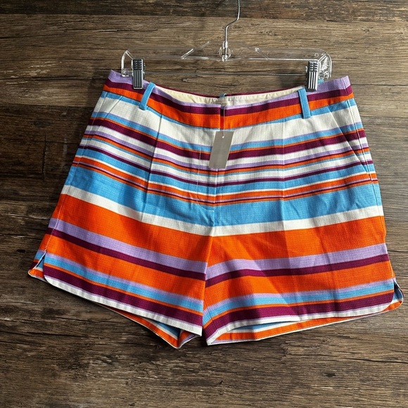 J. Crew Vibrant Striped Women's Shorts - Picture 1 of 7